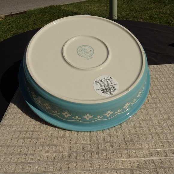 ❤️ New Pioneer Woman Blooming Bouquet 10-Inch Pie Pan NWT - Picture 6 of 8